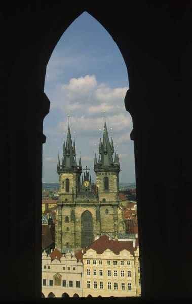 Czech Republic, Prague, Tyn Church in Town Square